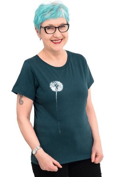 Hirschkind Fair-Trade-Frauenshirt "Pusteblume" - Made in Kenia - von Hirschkind