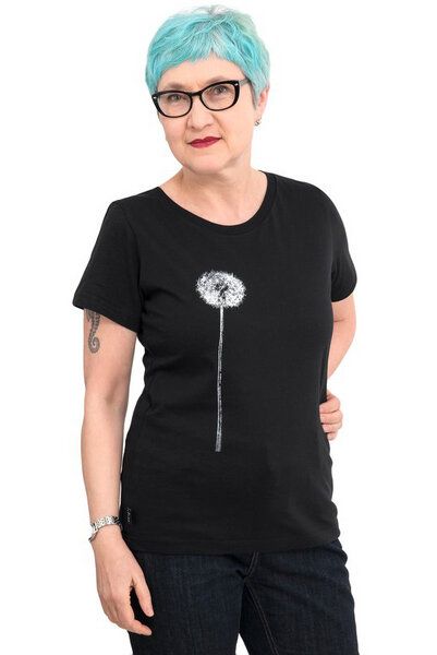 Hirschkind Fair-Trade-Frauenshirt "Pusteblume" - Made in Kenia - von Hirschkind