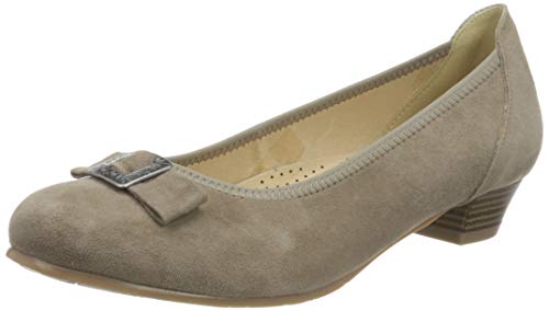 HIRSCHKOGEL Damen 3004550 Ballerinas, Dunkeltaupe, 40 EU von Hirschkogel