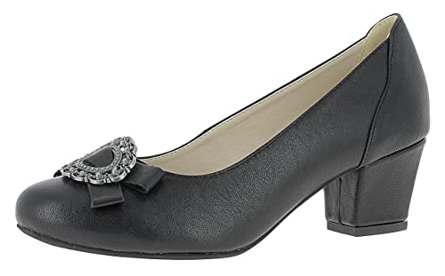 Hirschkogel Damen 3000007 Pumps, Schwarz, 39 EU von Hirschkogel