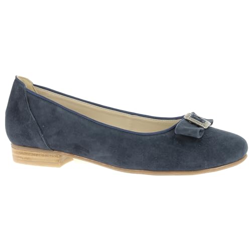 Hirschkogel Damen 3006826 Geschlossene Ballerinas, Blau (Dunkelblau 017), 35 EU von Hirschkogel