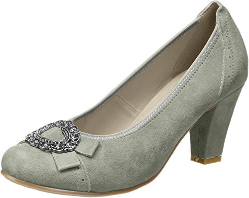 Hirschkogel Damen 3006843 Pumps, Grün (Khaki 046) von Hirschkogel