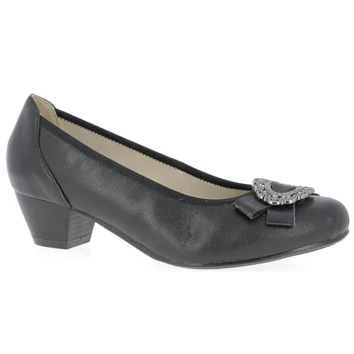 Hirschkogel Damen 3006848 Pumps, Schwarz (Schwarz 002), 37 EU von Hirschkogel