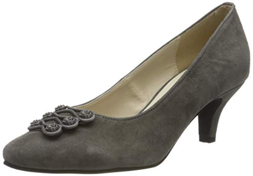 Hirschkogel Damen 3007800 Pumps, Grau (Anthrazit 032), 36 EU von Hirschkogel