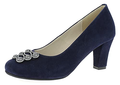 Hirschkogel Damen 3007818 Pumps, Blau (Dunkelblau 017) von Hirschkogel