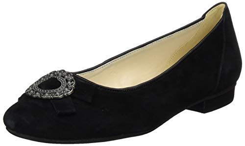 Hirschkogel Damen 3007819 Geschlossene Ballerinas, Schwarz (Schwarz 002) von Hirschkogel