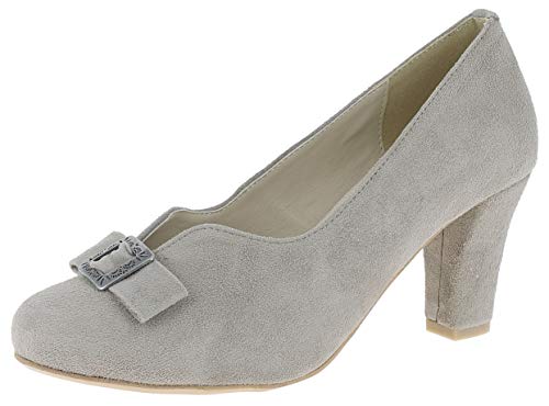 Hirschkogel Damen 3007820 Pumps, Grau (Stein 108) von Hirschkogel