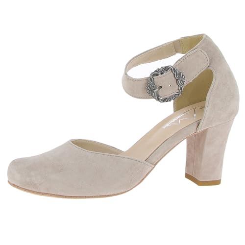 Hirschkogel Damen 3007835 Riemchenpumps, Grau Stein 108, 41 EU von Hirschkogel