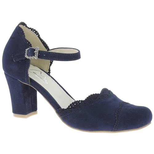 Hirschkogel Damen 3007836 Pumps, Blau (Dunkelblau 017), 35 EU von Hirschkogel