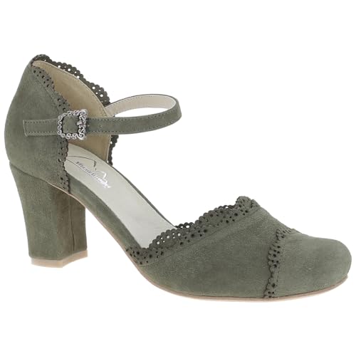 Hirschkogel Damen 3007836 Pumps, Grün (Khaki 046) von Hirschkogel