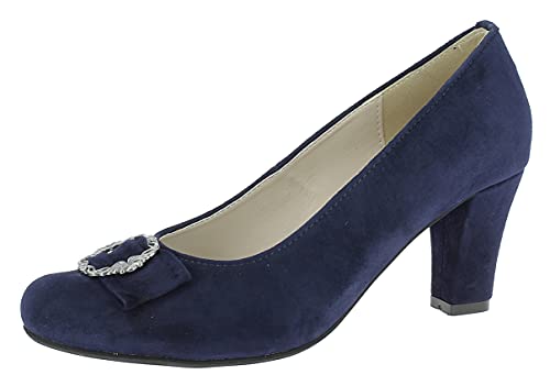 Hirschkogel Damen 3008703 Pumps, Blau (Dunkelblau 017), 42 EU von Hirschkogel