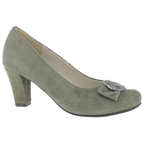 Hirschkogel Damen 3008703 Pumps, Grün (Khaki 046), 40.5 EU von Hirschkogel