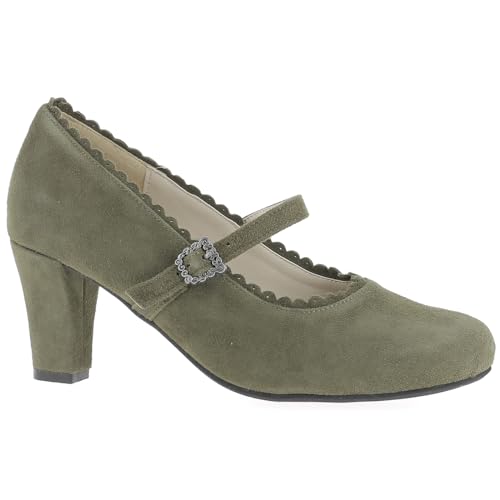 Hirschkogel Damen 3008719 Pumps, Grün (Khaki 046), 41 EU von Hirschkogel