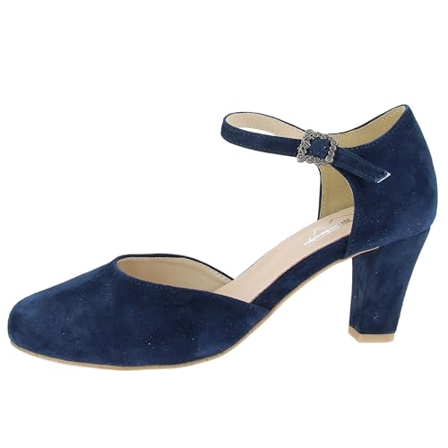 Hirschkogel Damen Pumps, d.blau, 35 EU von Hirschkogel