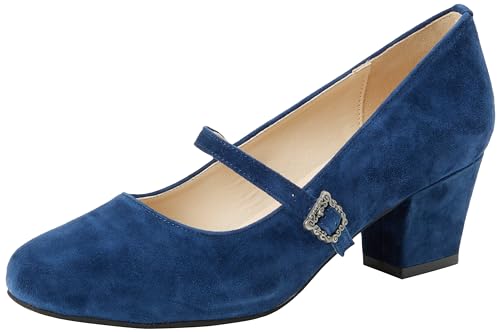 Hirschkogel Damen Pumps, d.blau, 38 EU von Hirschkogel