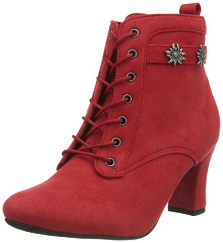 Hirschkogel Damen Stiefelette, rot, 37 EU von Hirschkogel