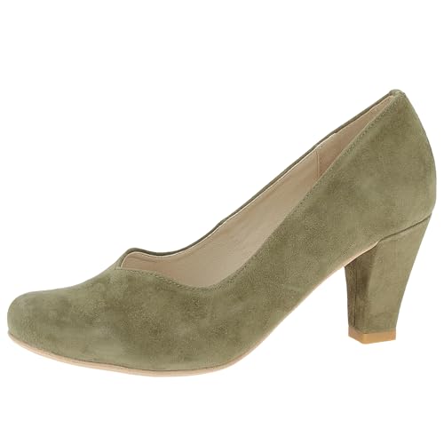 Hirschkogel Damen Trachten Pumps, Oliv, 38 EU Hirschkogel Damen Trachten Pumps, Oliv, 38 EU von Hirschkogel