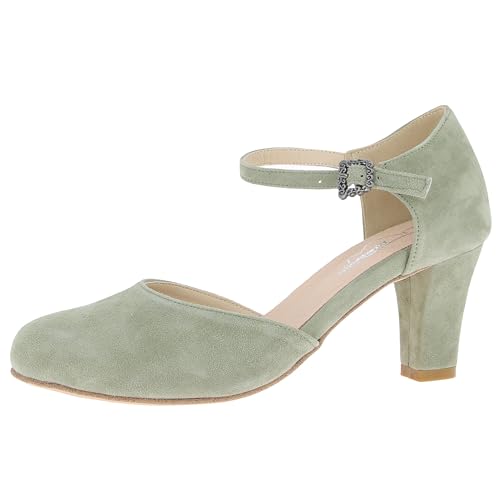 Hirschkogel Damen Trachten Pumps, Salbei, 40 EU Hirschkogel Damen Trachten Pumps, Salbei, 40 EU von Hirschkogel
