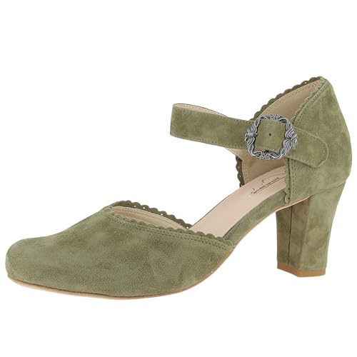 Hirschkogel Damen Trachten Pumps, Tundra, 35 EU von Hirschkogel
