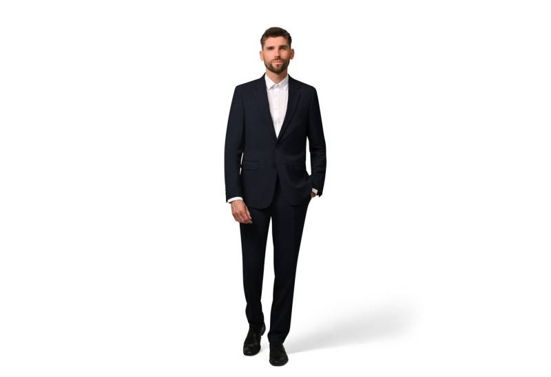 Hirschthal Anzug Herren Business Anzug Regular Fit (Anzughose & Sakko, 2-tlg., Anzug Set) im modernen Look, mit Kleidersack von Hirschthal