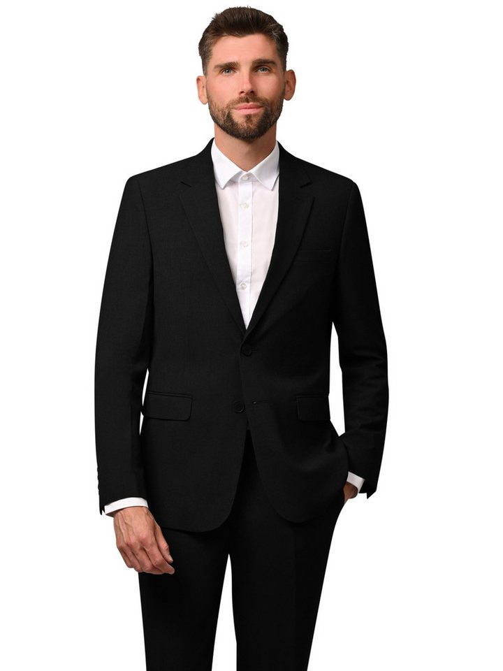 Hirschthal Anzugsakko Herren 2-Knopf Sakko oder Business Anzug mit Anzughose, Regular-Fit (Sakko und Hose in verschiedenen Größen kombinierbar) in klassischem Design, mit Kleidersack von Hirschthal