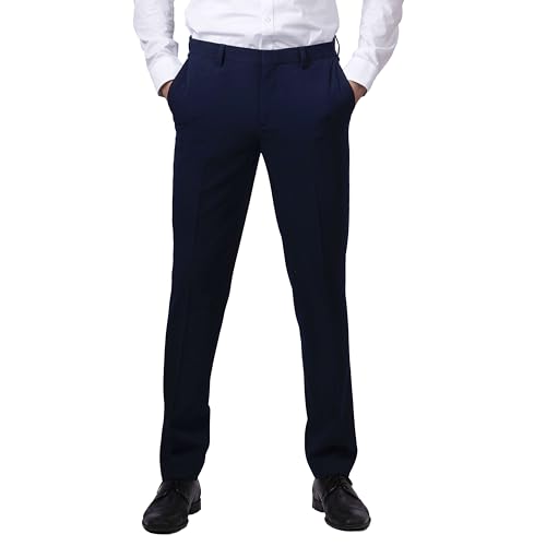 Hirschthal Business Herren Anzughose Regular Fit - Anzughose Marineblau 66 von Hirschthal