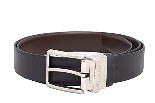 Hirschthal Herren Gürtel Wendegürtel Echtleder Ledergürtel Farbe Braun/Schwarz, Gr. 120 - W38 von Hirschthal