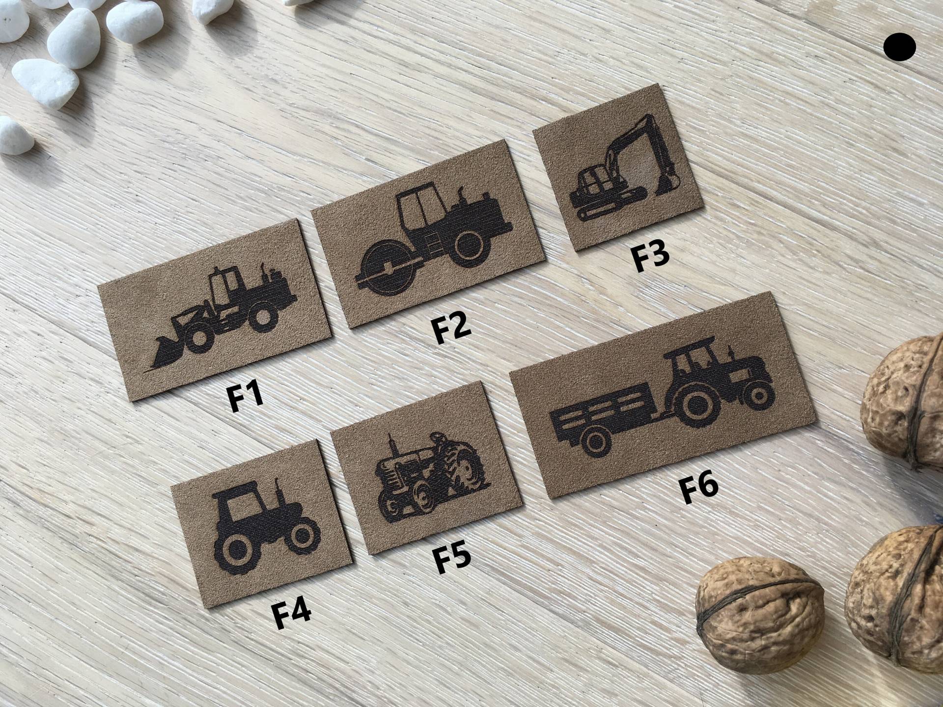 Velour Kunstleder Label Aufnäher Patches Fahrzeuge Velour Kunstleder Label Aufnäher Patches Fahrzeuge von HirschwaldWerkstatt