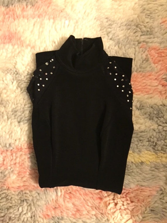 Vintage 80Er Jahre Tadashi Mini Kleid Strass Und Netting Vintage 80Er Jahre Tadashi Mini Kleid Strass Und Netting von HisCoyMistress