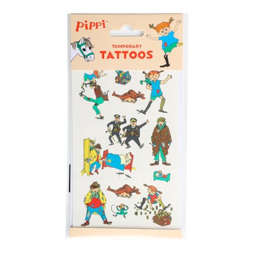 12 Tattoos * PIPPI 2 * für Kinder zum Kindergeburtstag und Party | 1 Bogen mit 12x Tattoo | Mitgebsel Basteln Verkleiden Sticker Kinder Geburtstag Astrid Lindgren 12 Tattoos * PIPPI 2 * für Kinder zum Kindergeburtstag und Party | 1 Bogen mit 12x Tattoo | Mitgebsel Basteln Verkleiden Sticker Kinder Geburtstag Astrid Lindgren von Hisab/Joker