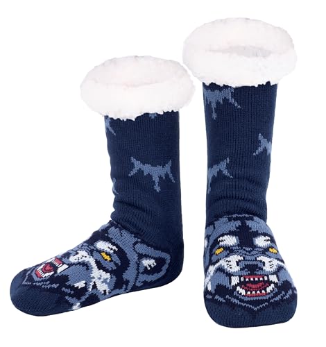 Hisonwel Herren Slipper Socken Tier Fuzzy Rutschschutz fluffig Winter Warm weich dick Fleece gefüttert Thermal Home Socken von Hisonwel