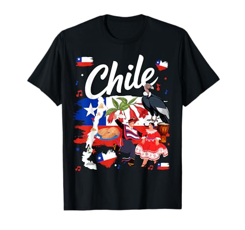 Chilenische Flagge, Outfit Idee für Frauen, Chilena Roots Culture T-Shirt Chilenische Flagge, Outfit Idee für Frauen, Chilena Roots Culture T-Shirt von Hispanic Heritage Chile Flag Culture Idea For Kids