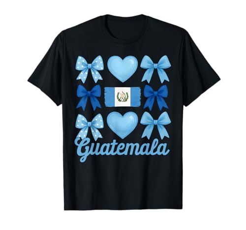 Guatemala Girl Coquette Bow Hispanic Heritage T-Shirt Guatemala Girl Coquette Bow Hispanic Heritage T-Shirt von Hispanic Heritage Guatemala Girl