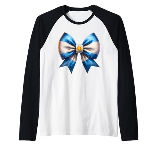 Argentinische Flagge Frauen Argentinien Bogen Argentinische Flagge Mädchen Raglan Argentinische Flagge Frauen Argentinien Bogen Argentinische Flagge Mädchen Raglan von Hispanic Heritage Month Argentinian Pride Roots