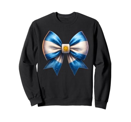 Argentinische Flagge Frauen Argentinien Bogen Argentinische Flagge Mädchen Sweatshirt Argentinische Flagge Frauen Argentinien Bogen Argentinische Flagge Mädchen Sweatshirt von Hispanic Heritage Month Argentinian Pride Roots