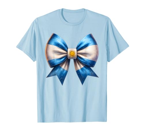 Argentinische Flagge Frauen Argentinien Bogen Argentinische Flagge Mädchen T-Shirt Argentinische Flagge Frauen Argentinien Bogen Argentinische Flagge Mädchen T-Shirt von Hispanic Heritage Month Argentinian Pride Roots