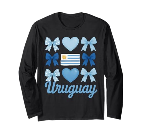 Uruguay Girl Coquette Bow Hispanic Heritage Langarmshirt Uruguay Girl Coquette Bow Hispanic Heritage Langarmshirt von Hispanic Heritage Uruguay Girl