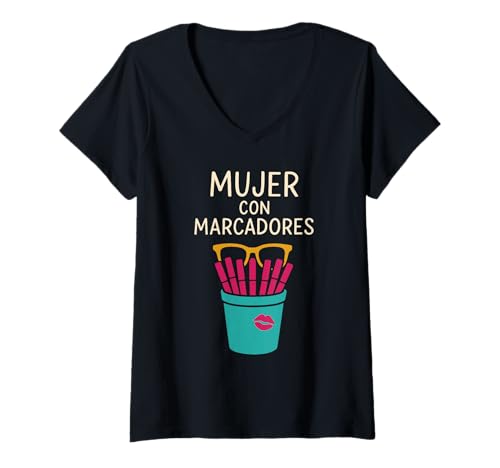 Damen Latina Teacher Zweisprachige Pädagogin Spanisches Erbe Stärkung T-Shirt mit V-Ausschnitt Damen Latina Teacher Zweisprachige Pädagogin Spanisches Erbe Stärkung T-Shirt mit V-Ausschnitt von Hispanic Teacher Back To School Educadora Latina
