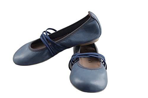 Hispanitas Damen Schuhe Ballerinas Gr. 36 Blau Neu von Hispanitas