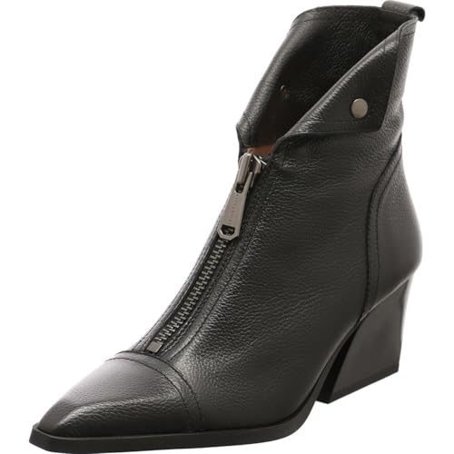 Hispanitas Damen Stiefelette Sidney aus Echtleder in Schwarz mit Reißverschluss. schwarz Gr. 38 von Hispanitas
