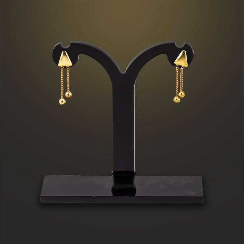 18Kt Goldtropfenohrringe von HistorianLugano