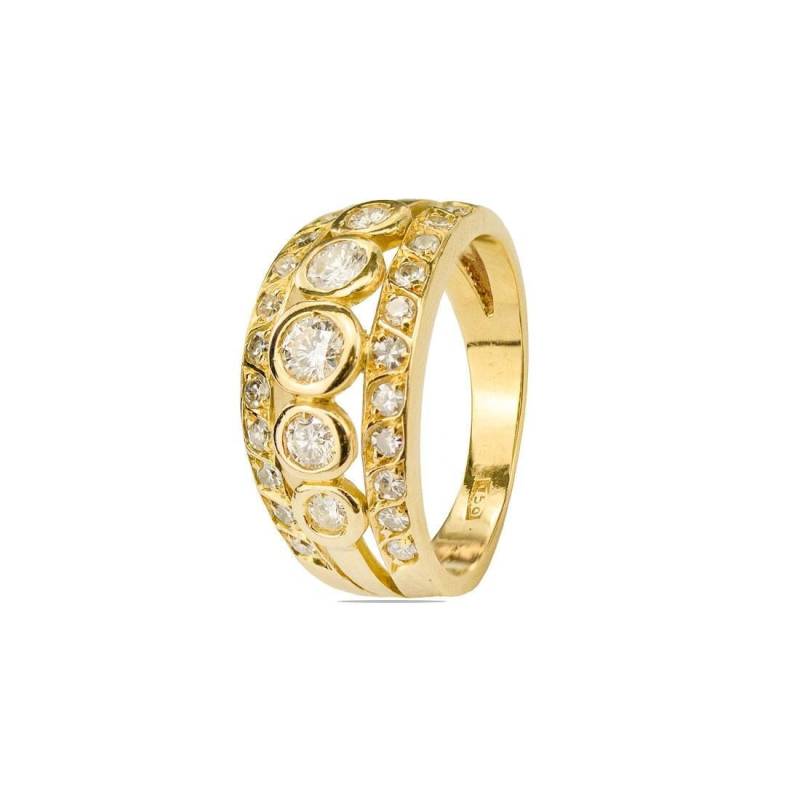 Ring Aus 18-Karätigem Gold Und Diamanten Ring Aus 18-Karätigem Gold Und Diamanten von HistorianLugano
