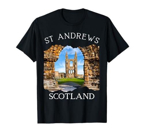 St. Andrews Schottland Äußere Hebriden Souvenir Damen Kinder Herren T-Shirt St. Andrews Schottland Äußere Hebriden Souvenir Damen Kinder Herren T-Shirt von Historic British Monuments Highlands Scottish Men