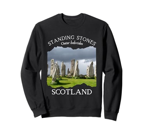 Standing Stones Schottland Äußere Hebriden Souvenir Damen Kinder Sweatshirt Standing Stones Schottland Äußere Hebriden Souvenir Damen Kinder Sweatshirt von Historic British Monuments Highlands Scottish Men