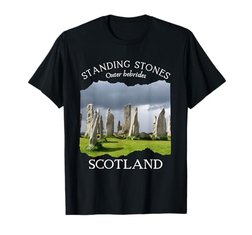 Standing Stones Schottland Äußere Hebriden Souvenir Damen Kinder T-Shirt Standing Stones Schottland Äußere Hebriden Souvenir Damen Kinder T-Shirt von Historic British Monuments Highlands Scottish Men
