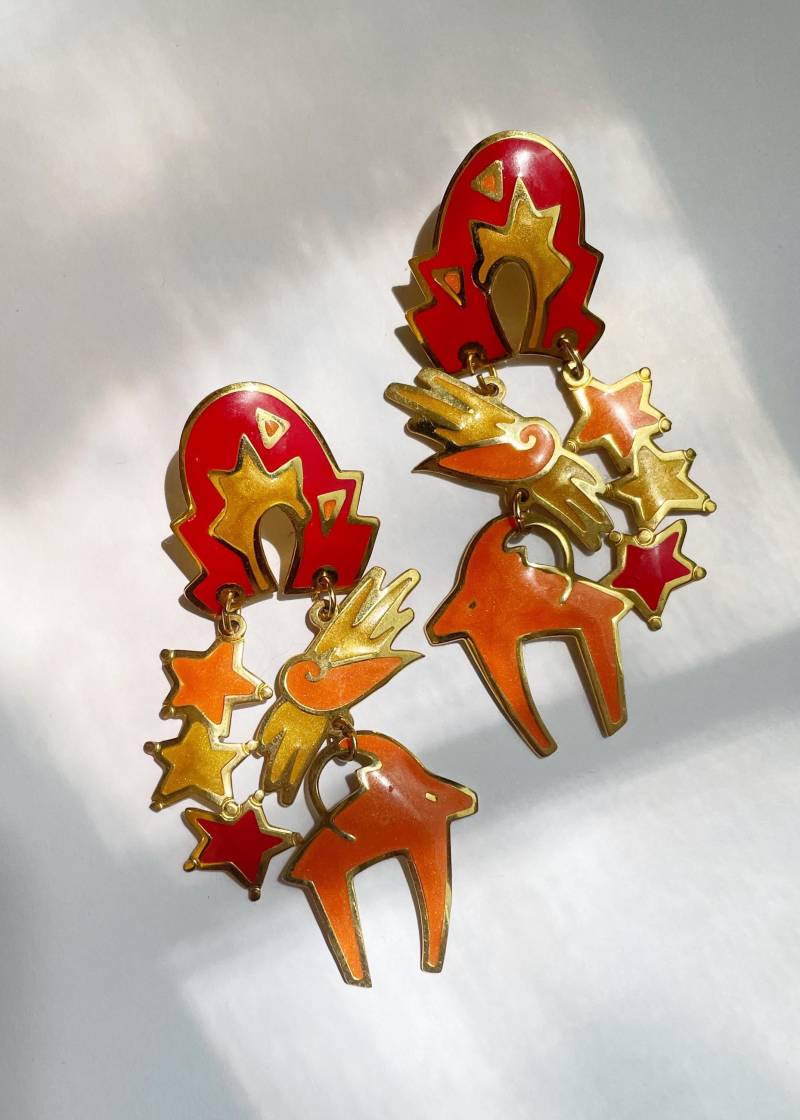 Vintage Berebi Schafbock Ohrringe von HistoryTimeTraveler