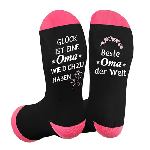 Hisxierng Muttertaggeschenk für Oma Geschenke für Frauen Muttertaggeschenk für Oma Geburtstagsgeschenk Socken für Freund Schwiegermutter Mutter Nichte Enkel Weihnachtsgeschenke Socken für Frauen Mama von Hisxierng