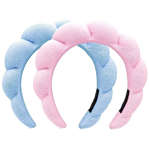 Spa-Stirnbänder zum Waschen von Gesicht oder Gesicht, Make-up-Stirnband, Hautpflege-Stirnbänder, Frottee-Stirnband, rosa Gesichtswäsche, Stirnband, Puffy Make-up-Stirnbänder für Gesichtswäsche, Maske, Spa-Stirnbänder zum Waschen von Gesicht oder Gesicht, Make-up-Stirnband, Hautpflege-Stirnbänder, Frottee-Stirnband, rosa Gesichtswäsche, Stirnband, Puffy Make-up-Stirnbänder für Gesichtswäsche, Maske, von HitModa