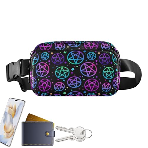 Hitburu Bauchtaschen Für Damen | Multifunktionale Hüfttasche Mit Verstellbarem Gurt,wasserdichte Umhängetasche Für Schwimmen Wandern Reisen Radfahren Alltag von Hitburu