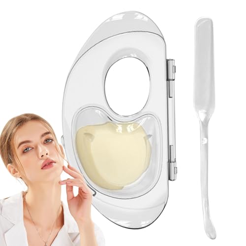 Hitburu Testtablett für flüssige Make-up-Grundierung, Mischwerkzeuge für Make-up-Künstler - Make-up-Tools-Palette - Make-up-Mischpaletten mit Fingerloch für Lippenstifte, Kosmetika, Lidschatten von Hitburu